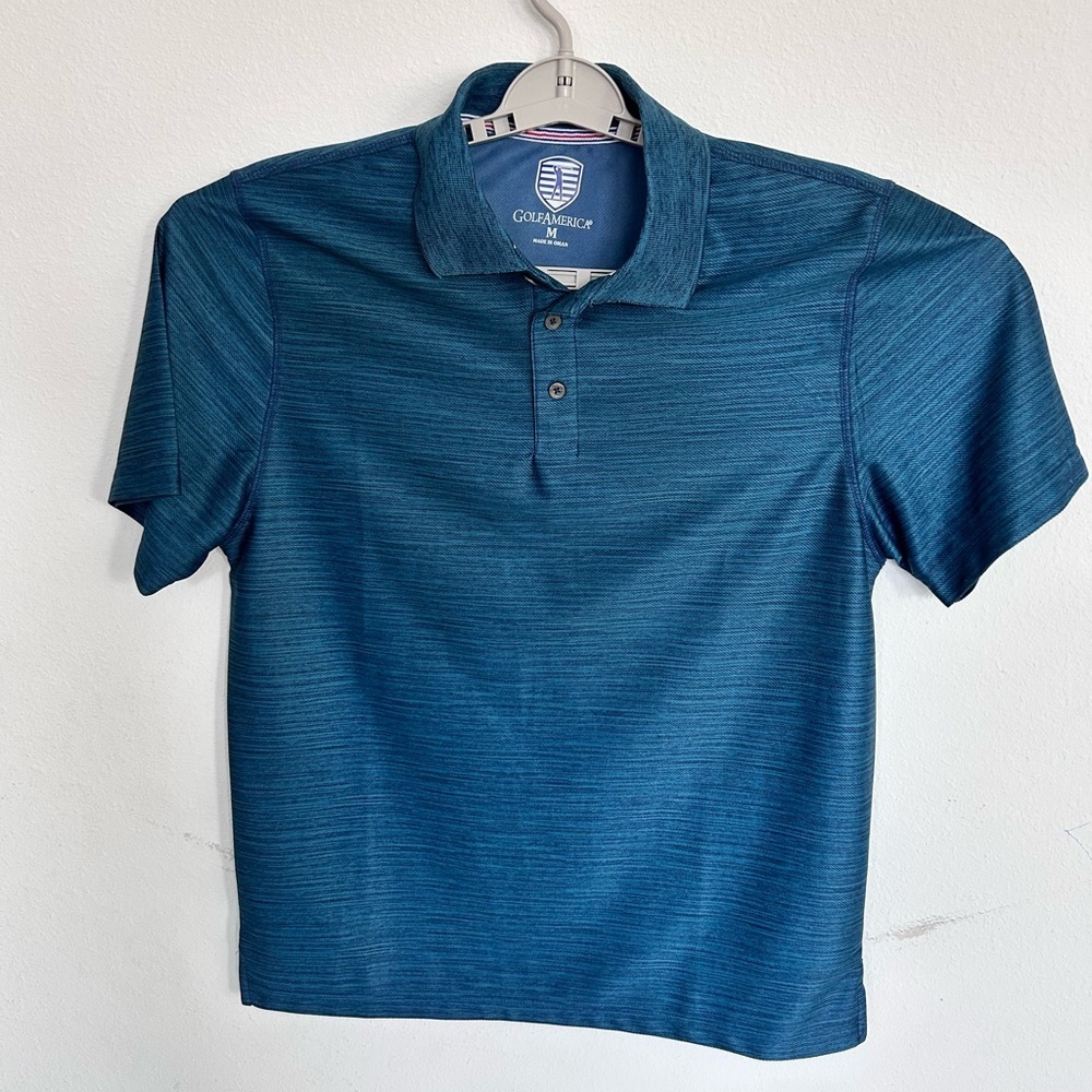 Golf America Men’s Teal Golf Polo

Size M